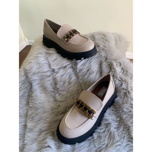 MIA Women's Gabina Round-Toe Lug Sole Loafers Size 7.5 - Picture 2 of 9
